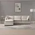 Moda Corner Sofa - Natural, Boucle Fabric