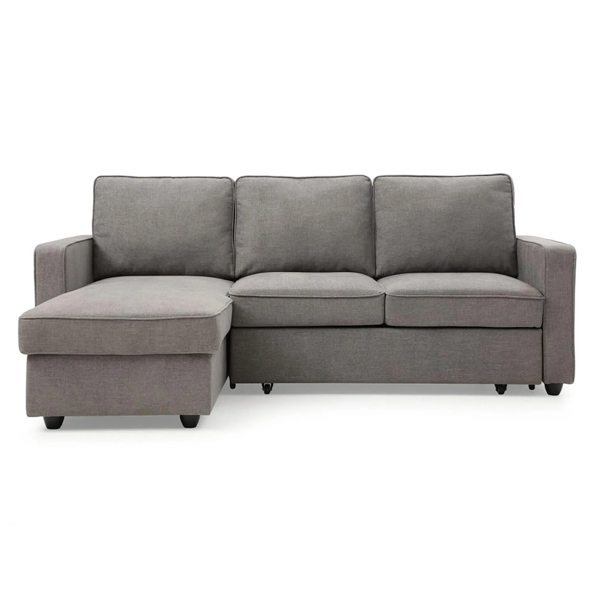 Myles Corner Sofa Bed - Typhon Grey, Fabric