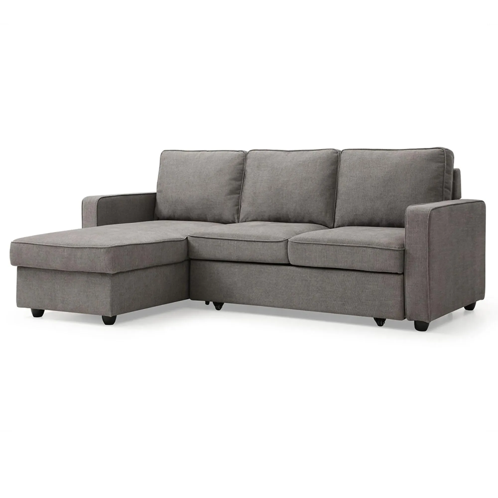 Myles Corner Sofa Bed - Typhon Grey, Fabric