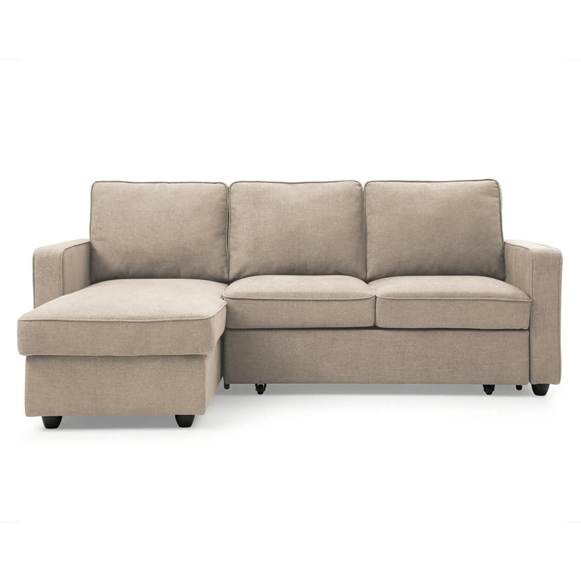 Myles Corner Sofa Bed - Typhon Natural, Fabric