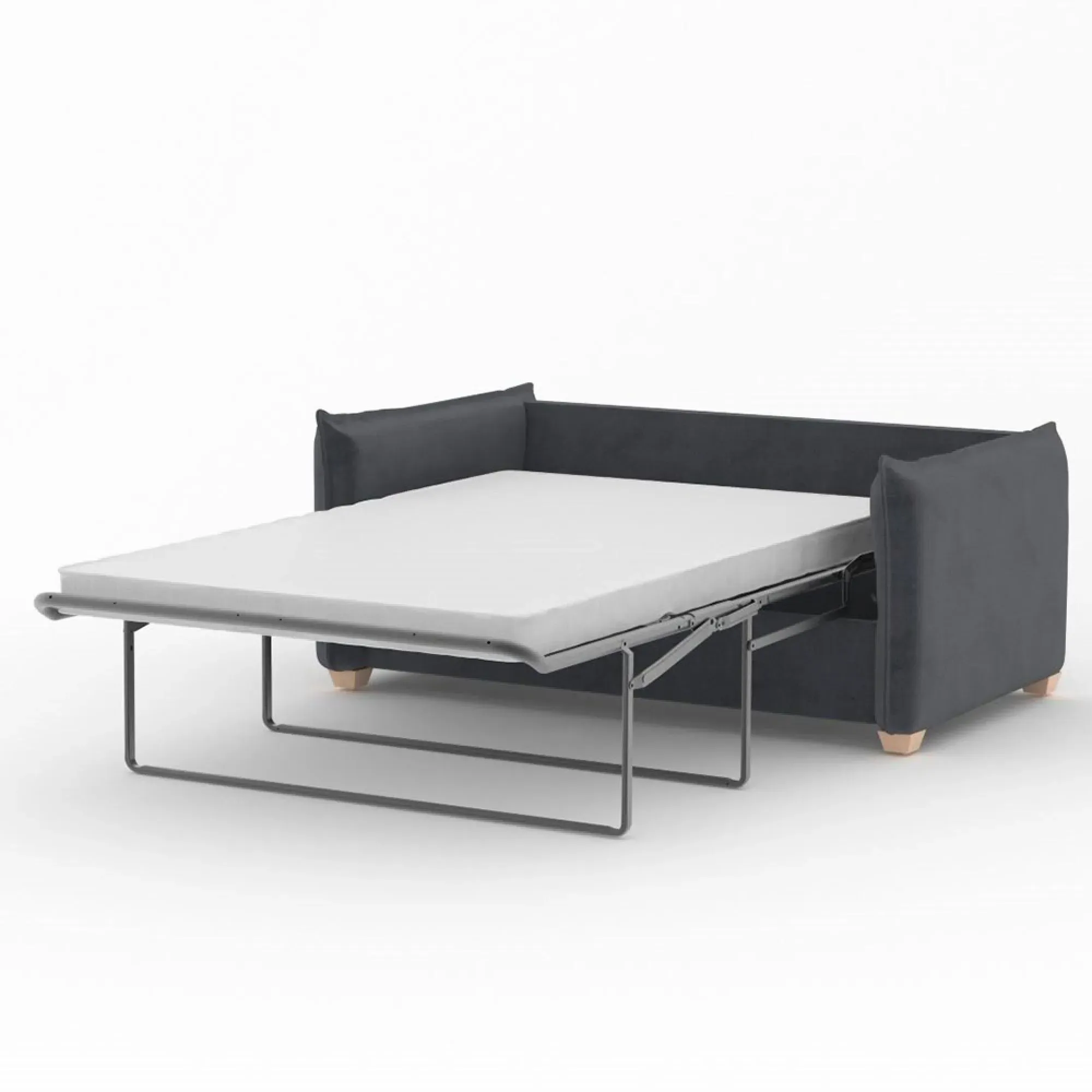 Oliver 2-Seater Sofa Bed - Granite, Fabric