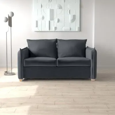 Oliver 2-Seater Sofa Bed - Granite, Fabric image