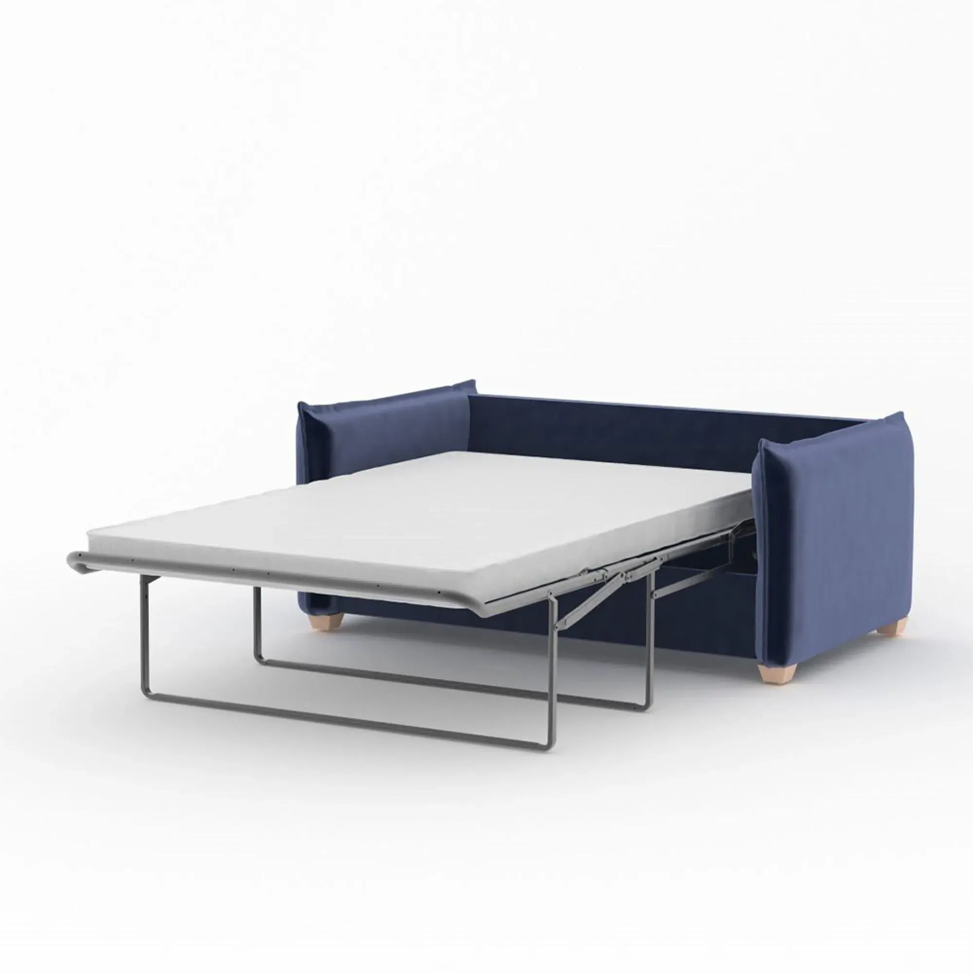 Oliver 2-Seater Sofa Bed - Midnight Blue, Fabric