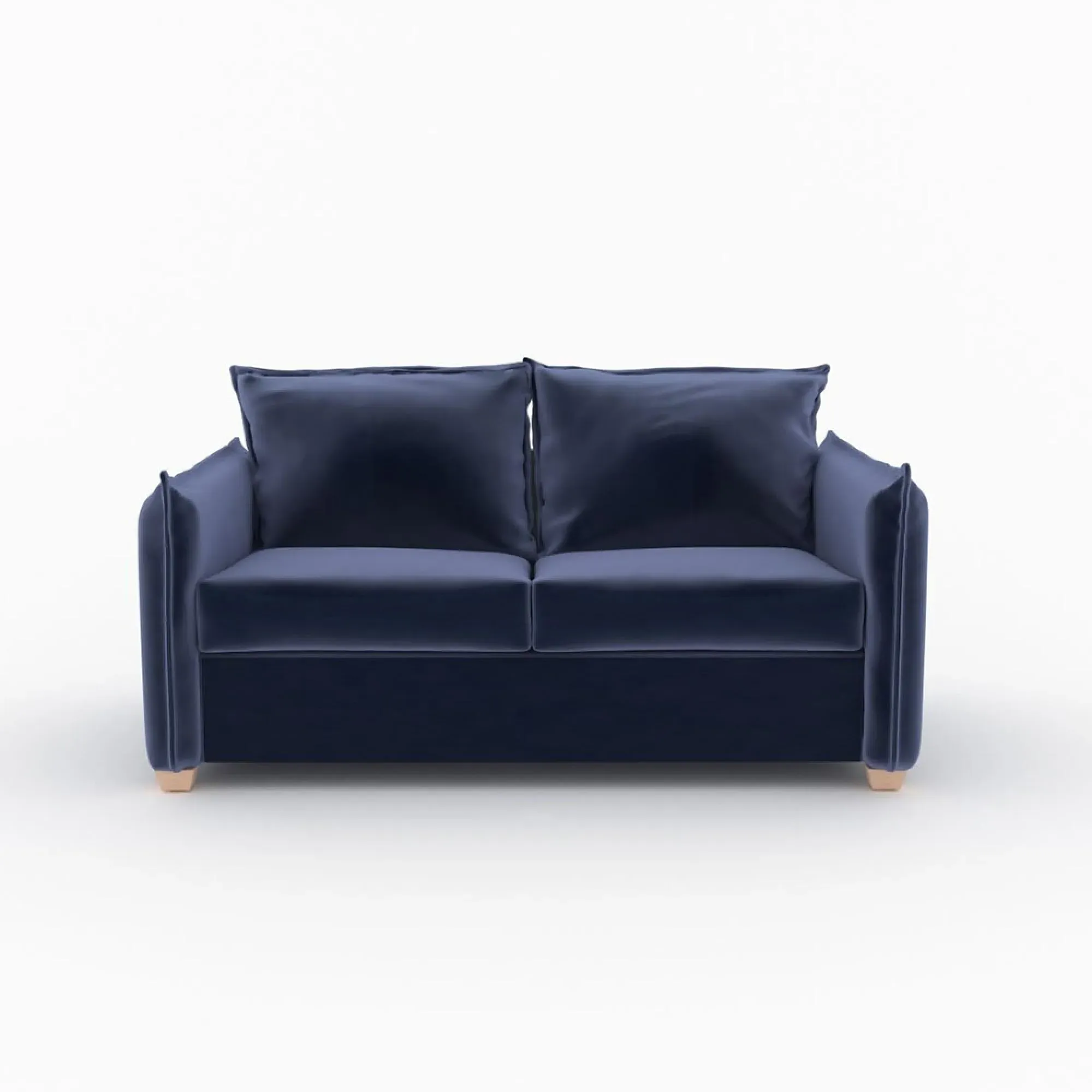 Oliver 2-Seater Sofa Bed - Midnight Blue, Fabric
