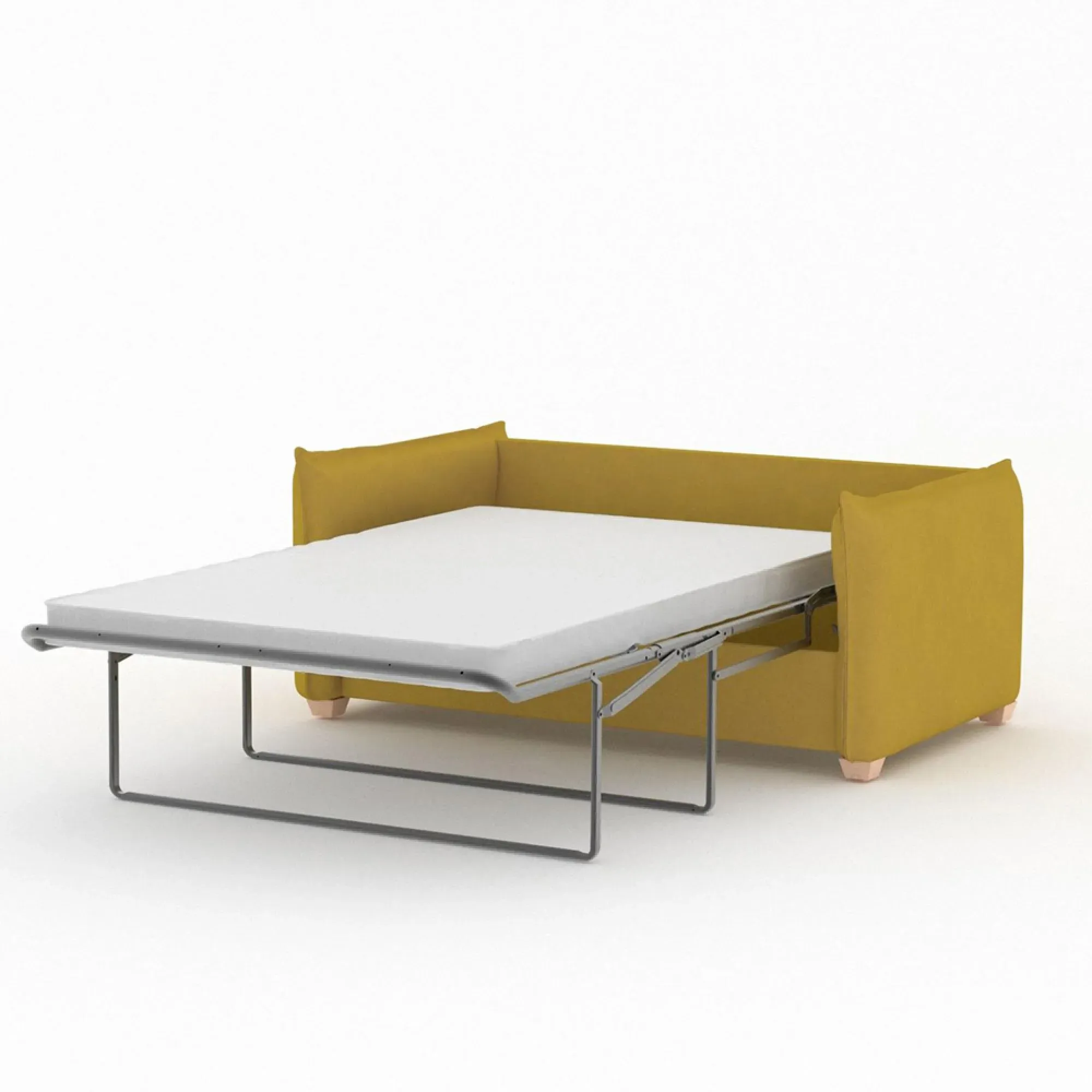 Oliver 2-Seater Sofa Bed - Saffron, Fabric