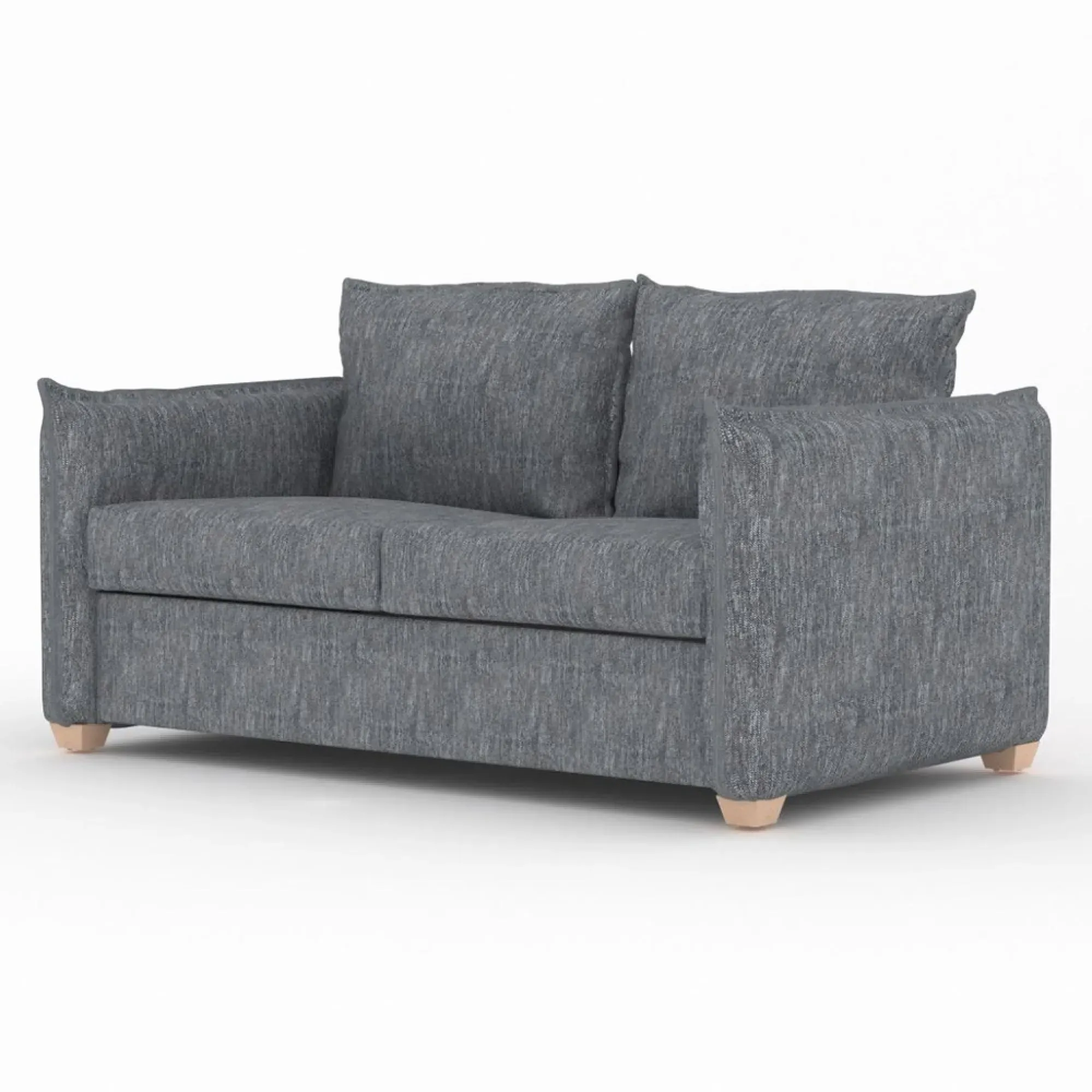Oliver Piero 2-Seater Sofa Bed - Thunderstorm, Fabric