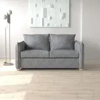 Oliver Piero 2-Seater Sofa Bed - Thunderstorm, Fabric