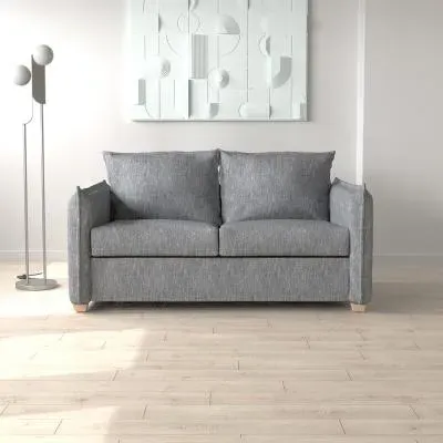 Oliver Piero 2-Seater Sofa Bed - Thunderstorm, Fabric