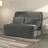 Redford 2-Seater Pull Out Sofa Bed - Grey, Fabric