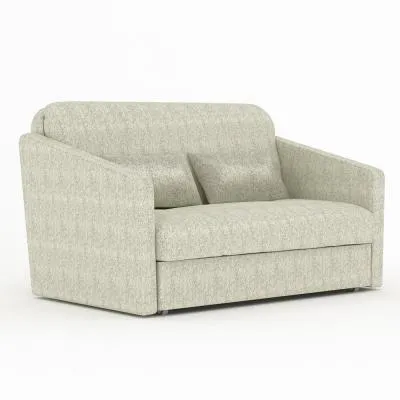 Redford 2-Seater Sofa Bed with Pull Out - Cream, Fabric image