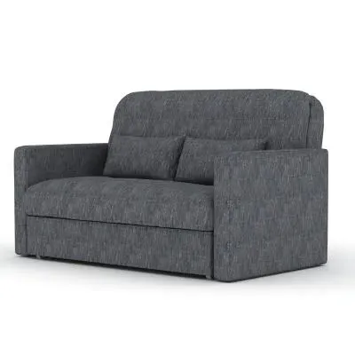Redford 2-Seater Sofa Bed with Pull Out - Grey, Fabric