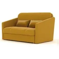 Redford Sunningdale 2-Seater Pull Out Sofa Bed with Sloped Arms - Saffron, Fabric