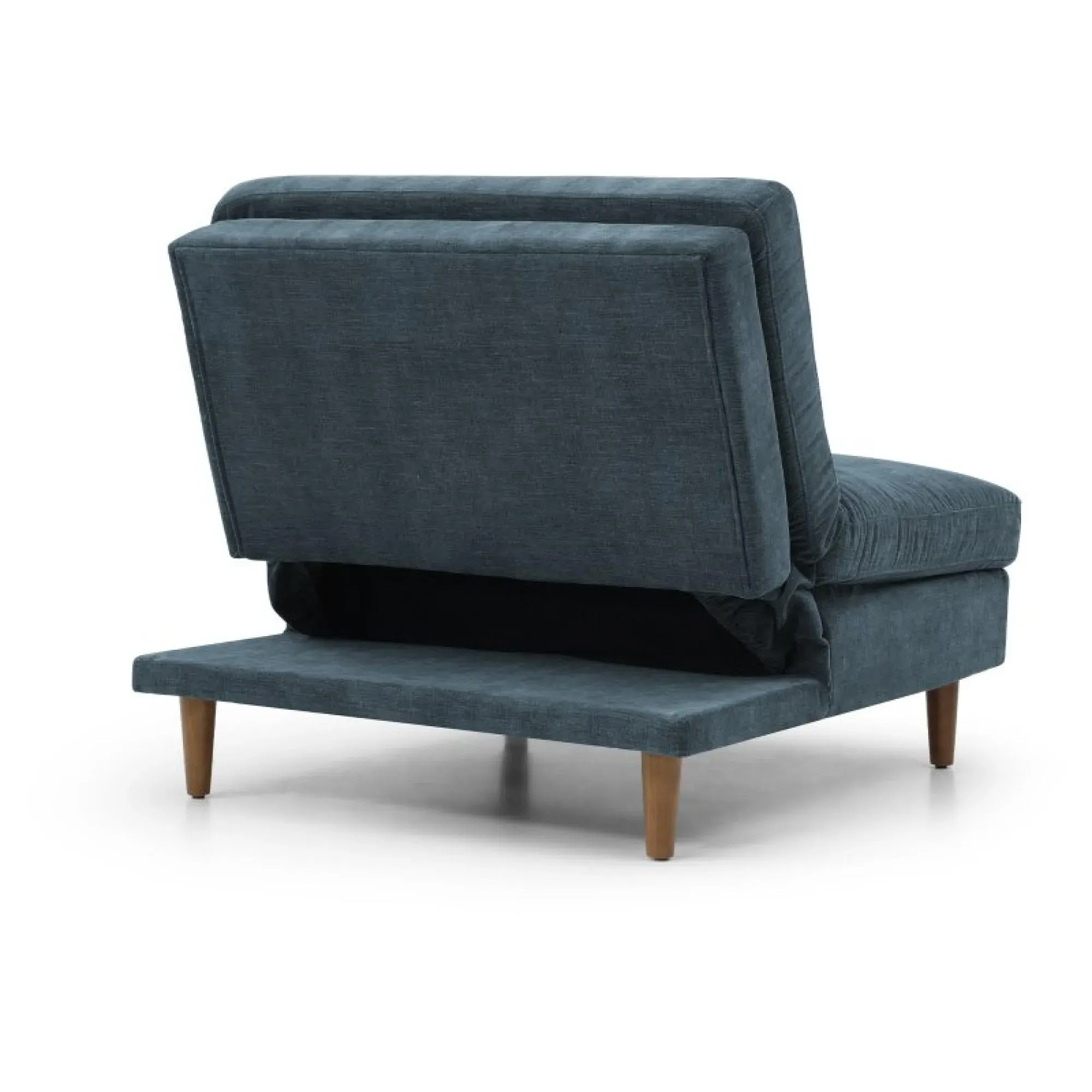 Scott Eryx Click Clack Chair - Navy, Chenille