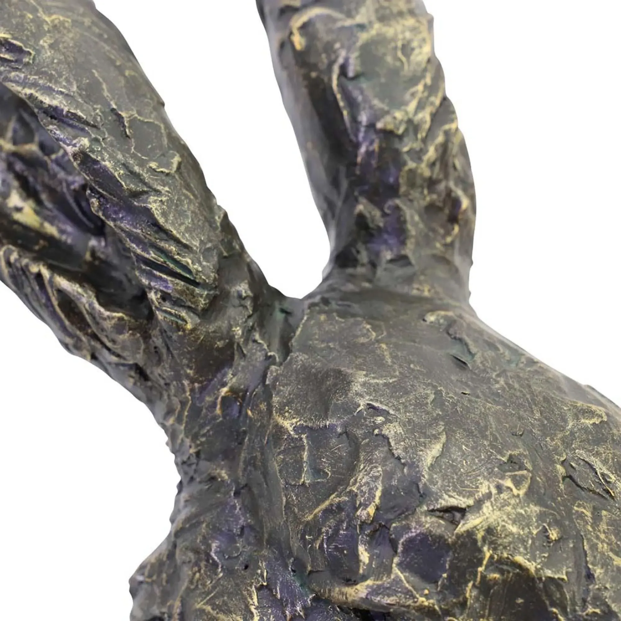Albert Rabbit Head Sculpture - Bronze