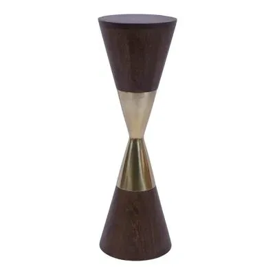 Amalfi Round Cocktail Table - Washed Wood image