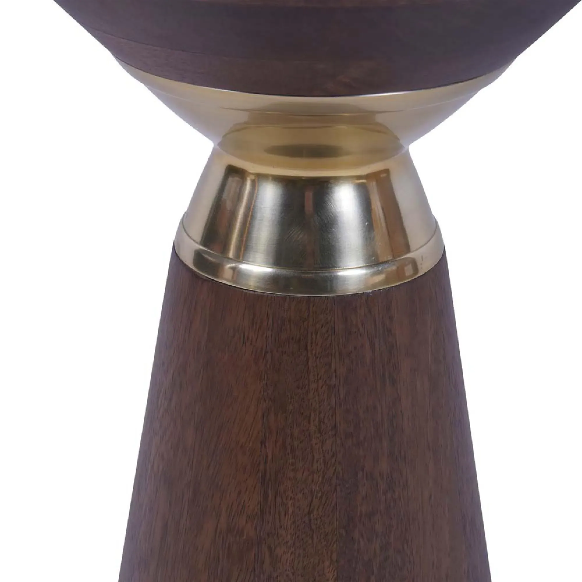 Amalfi Round Side Table - Colour Washed Wood