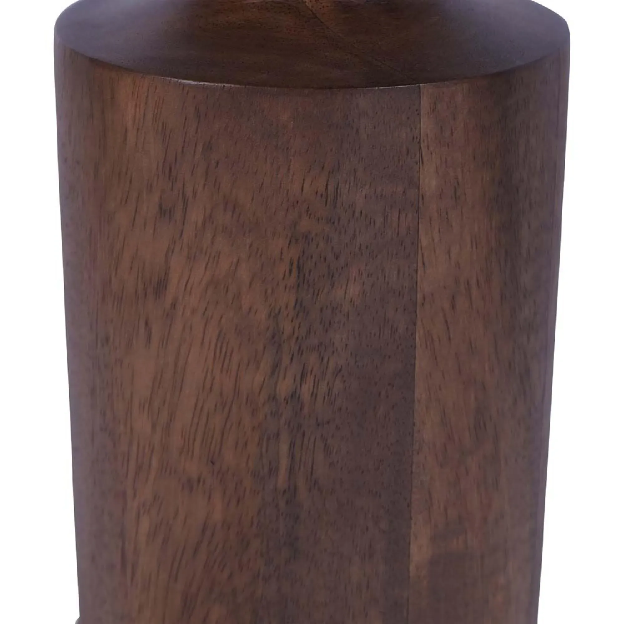 Amalfi Wooden Pillar Holder 23cm - Washed Wood