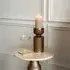 Amalfi Wooden Pillar Holder 23cm - Washed Wood