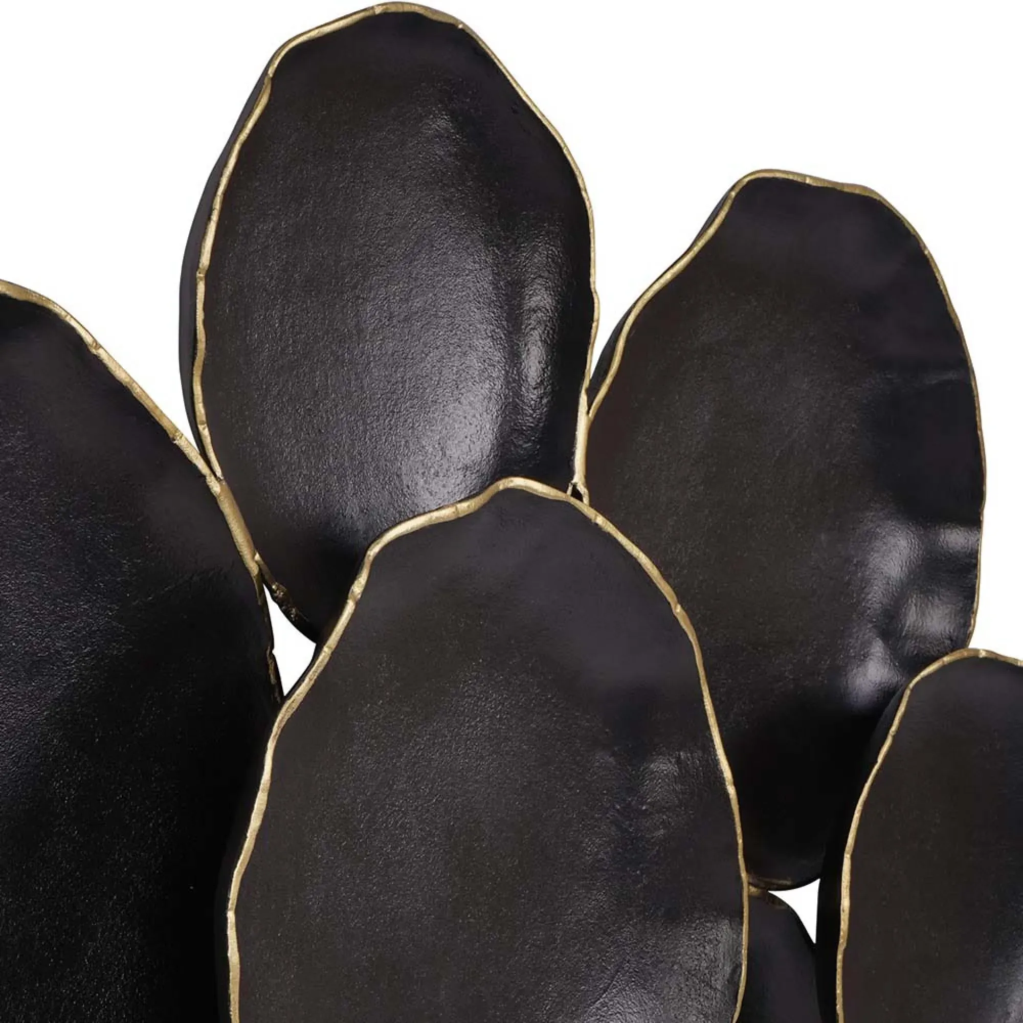 Arlow 7 Disc Wall Art - Black, Metal