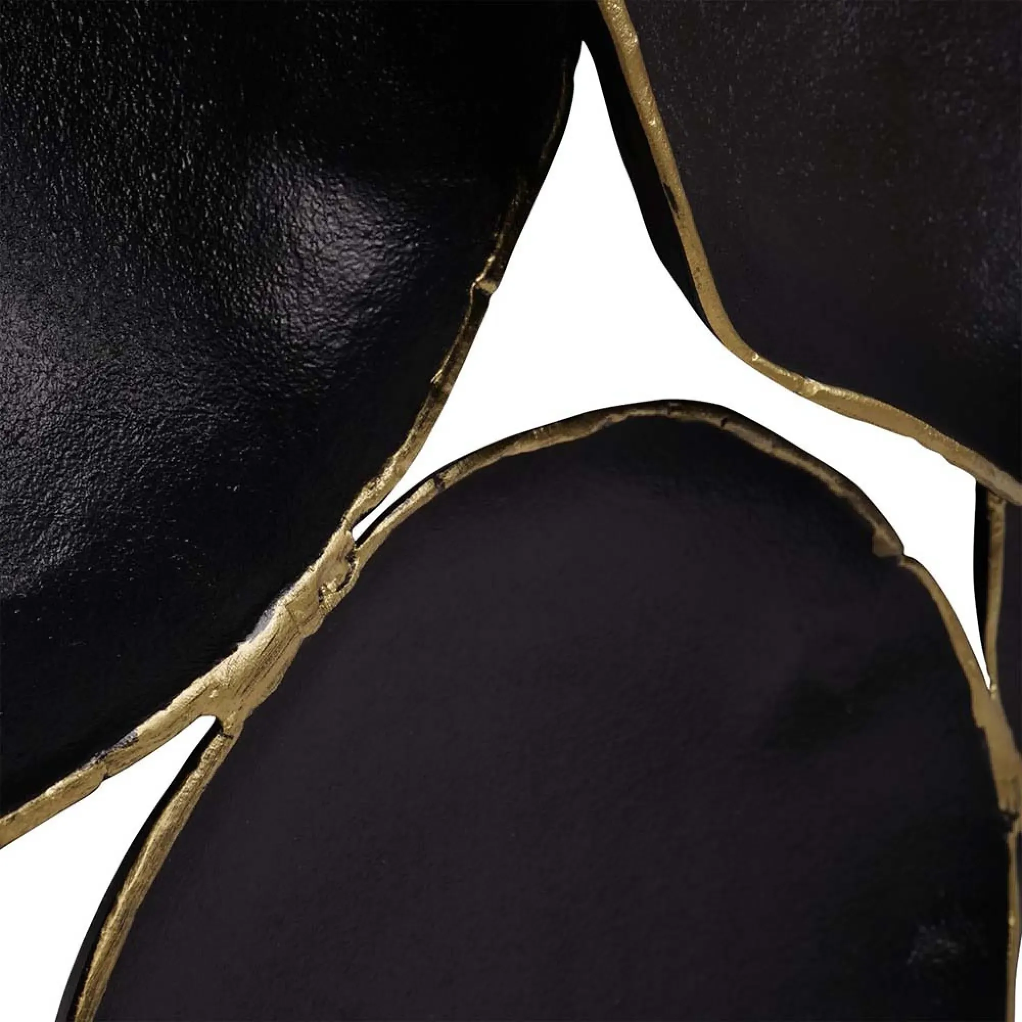 Arlow 7 Disc Wall Art - Black, Metal