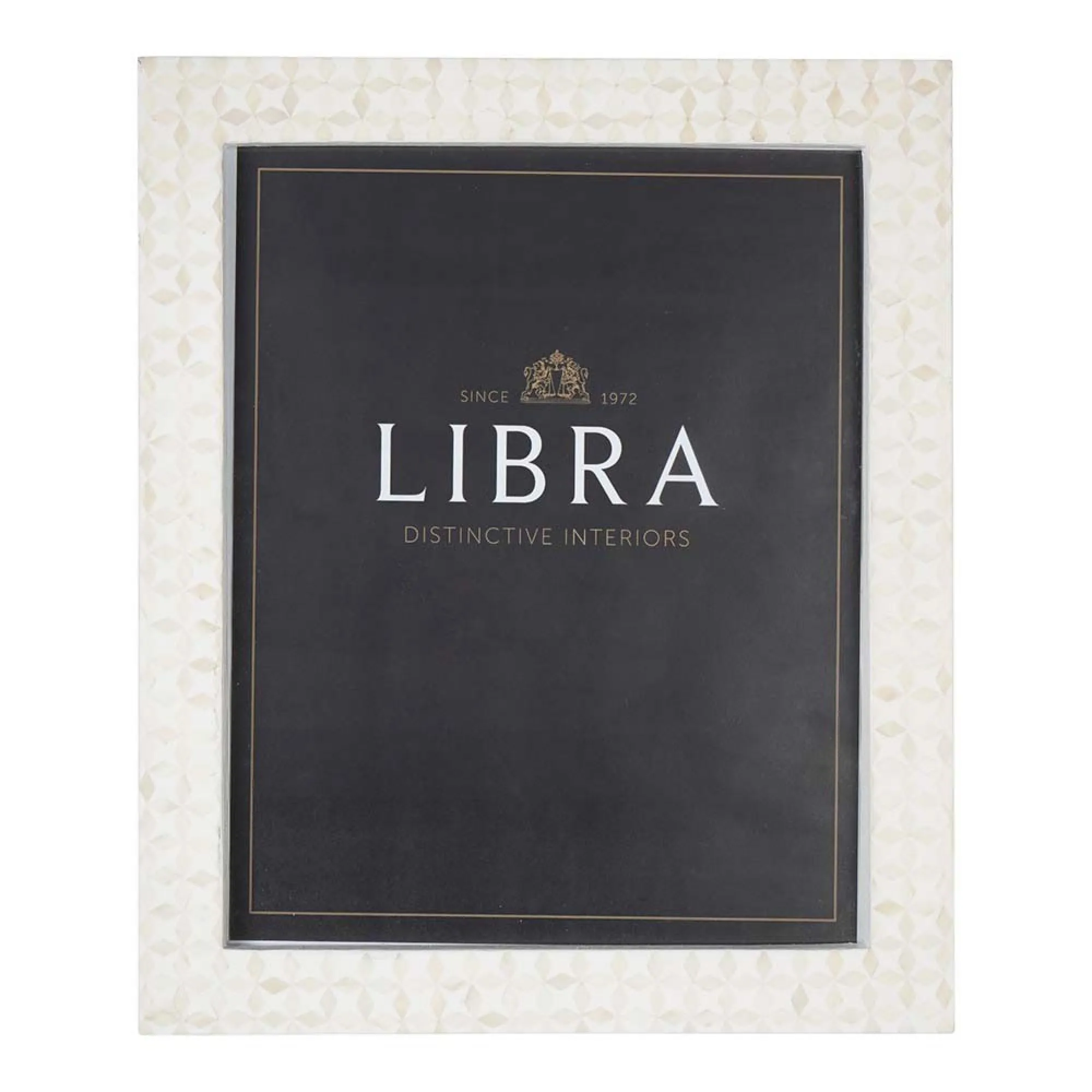 Aspen Bone Inlay Photo Frame - White