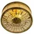 Beaumont Flush Mount Light Fitting - Antique Brass