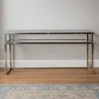Belgravia Console Table - Black, Glass