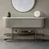 Belvedere Oval Console Table - Gold
