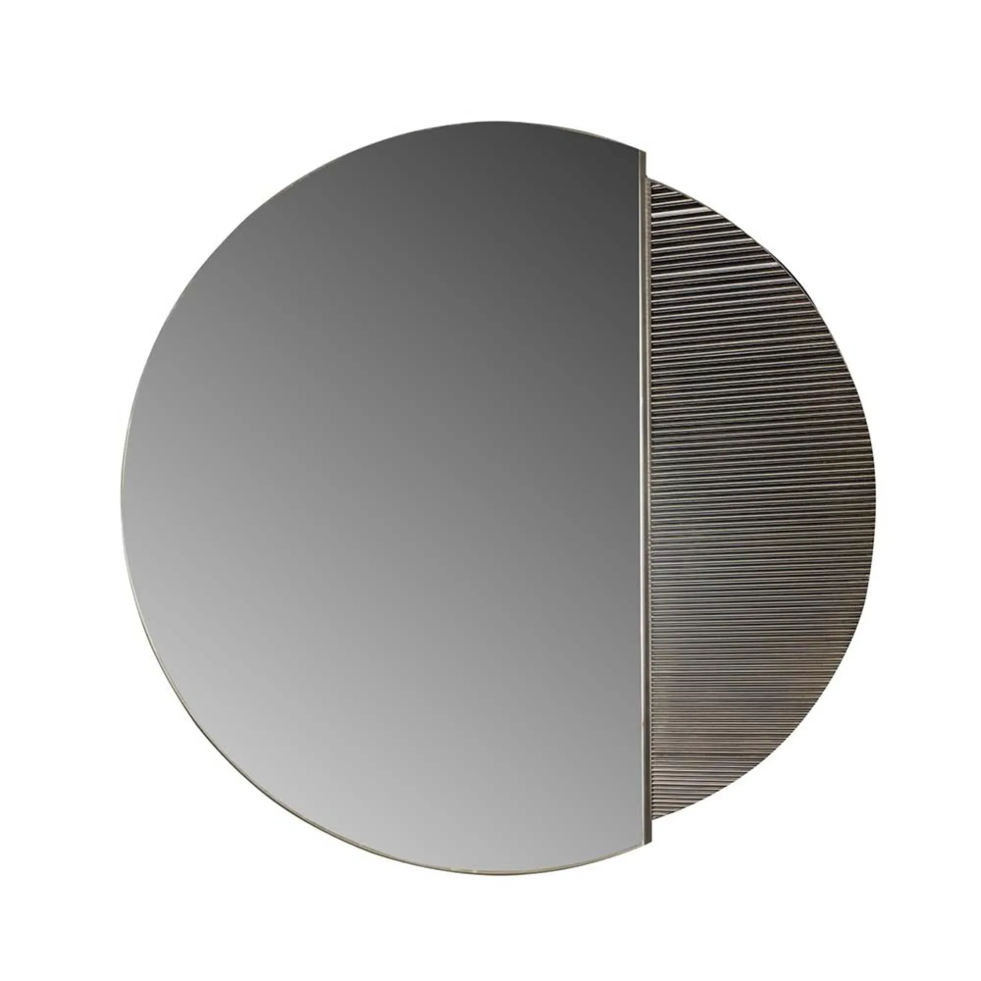 Belvedere Round Wall Mirror - Black