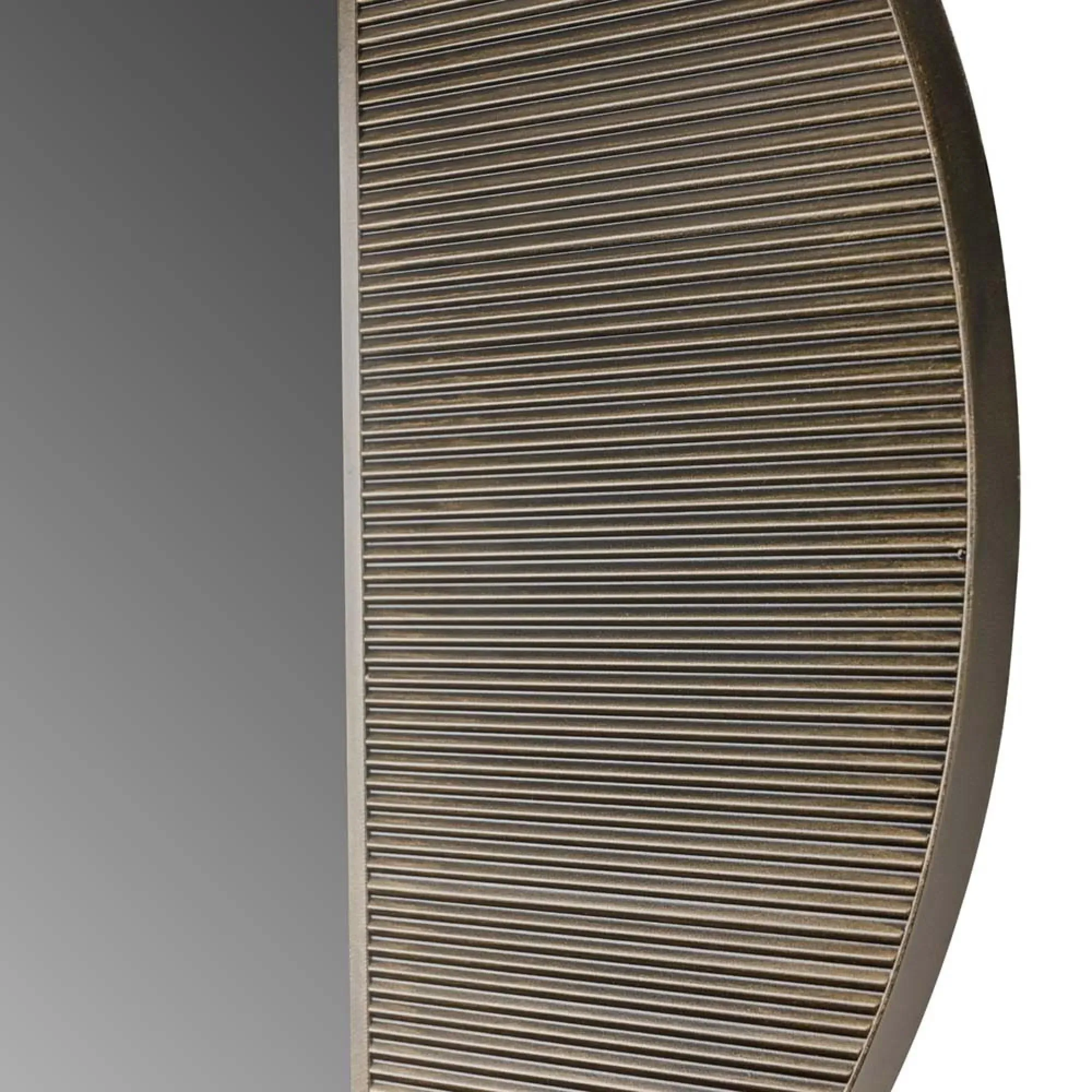 Belvedere Round Wall Mirror - Black