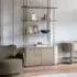 Belvedere Shelving Unit with Storage - Aged Gold
