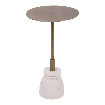 Bensen Round Side Table - Brass image
