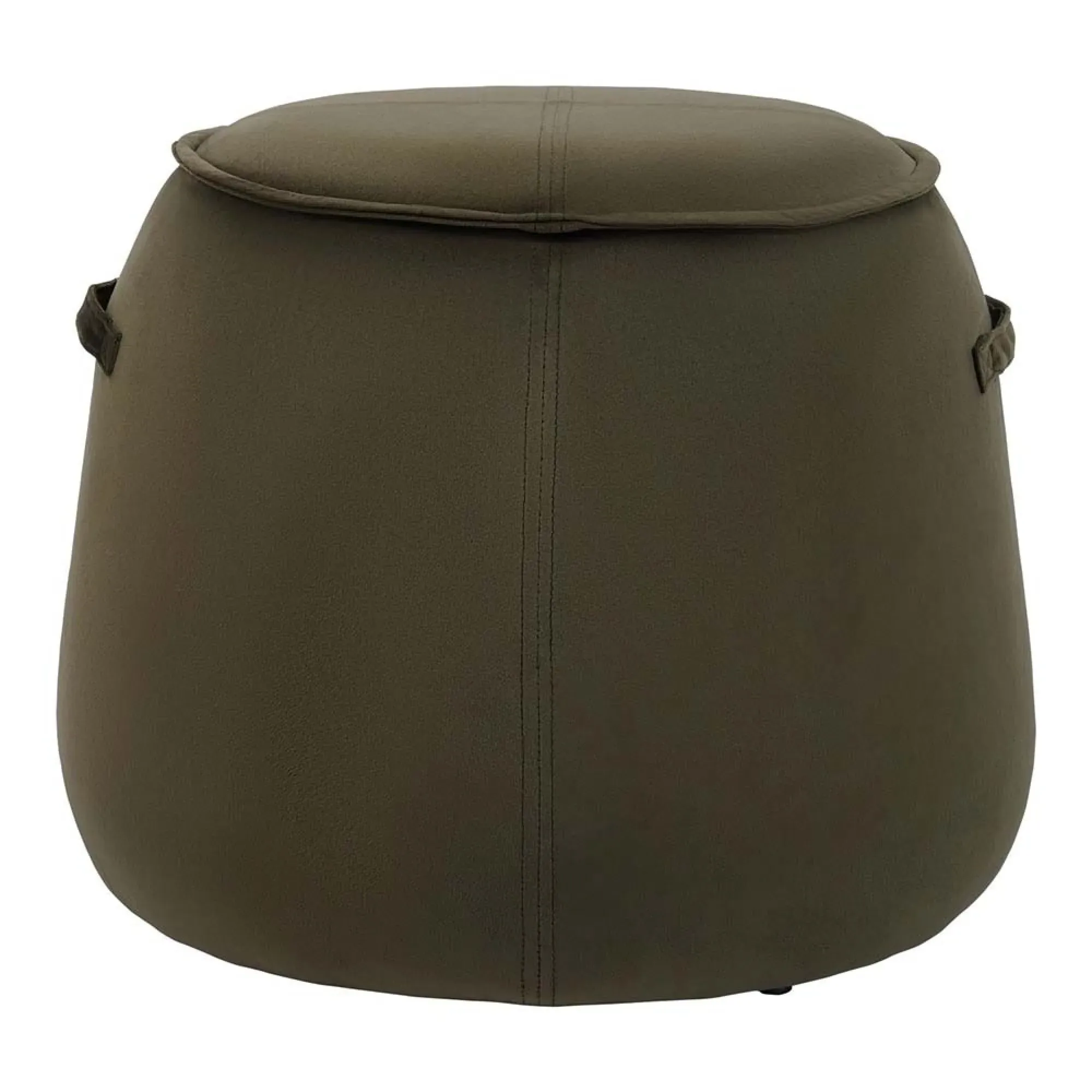 Bingham Upholstered Stool - Green, Velvet