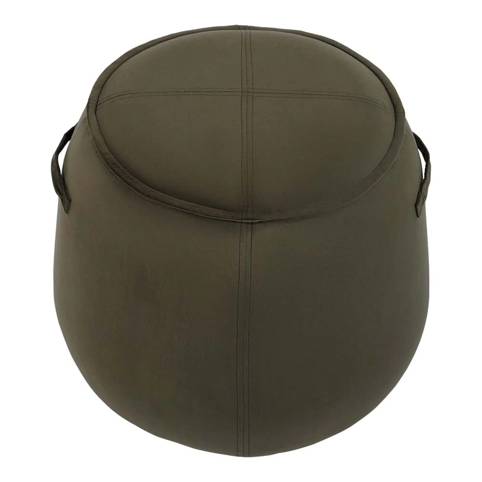 Bingham Upholstered Stool - Green, Velvet