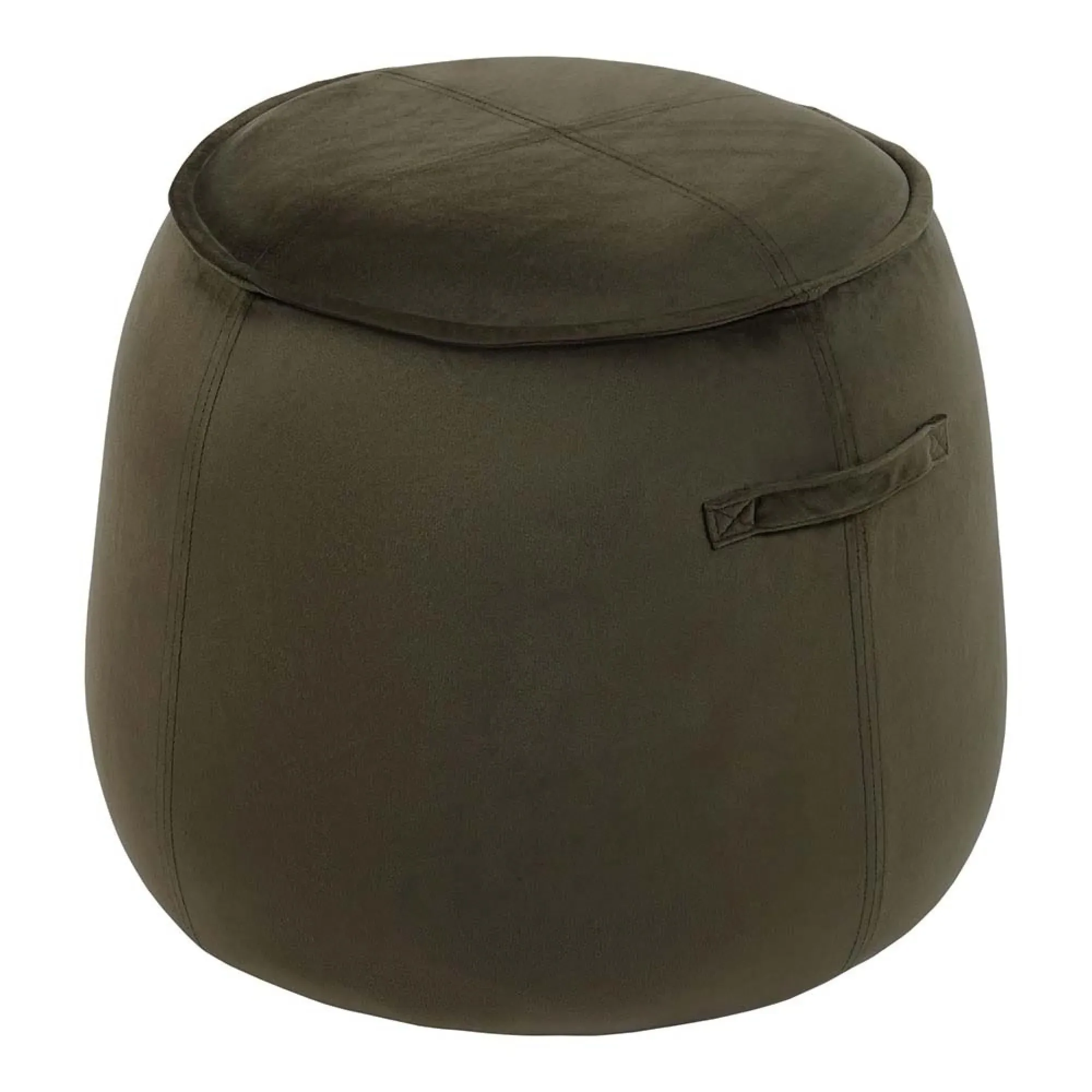Bingham Upholstered Stool - Green, Velvet