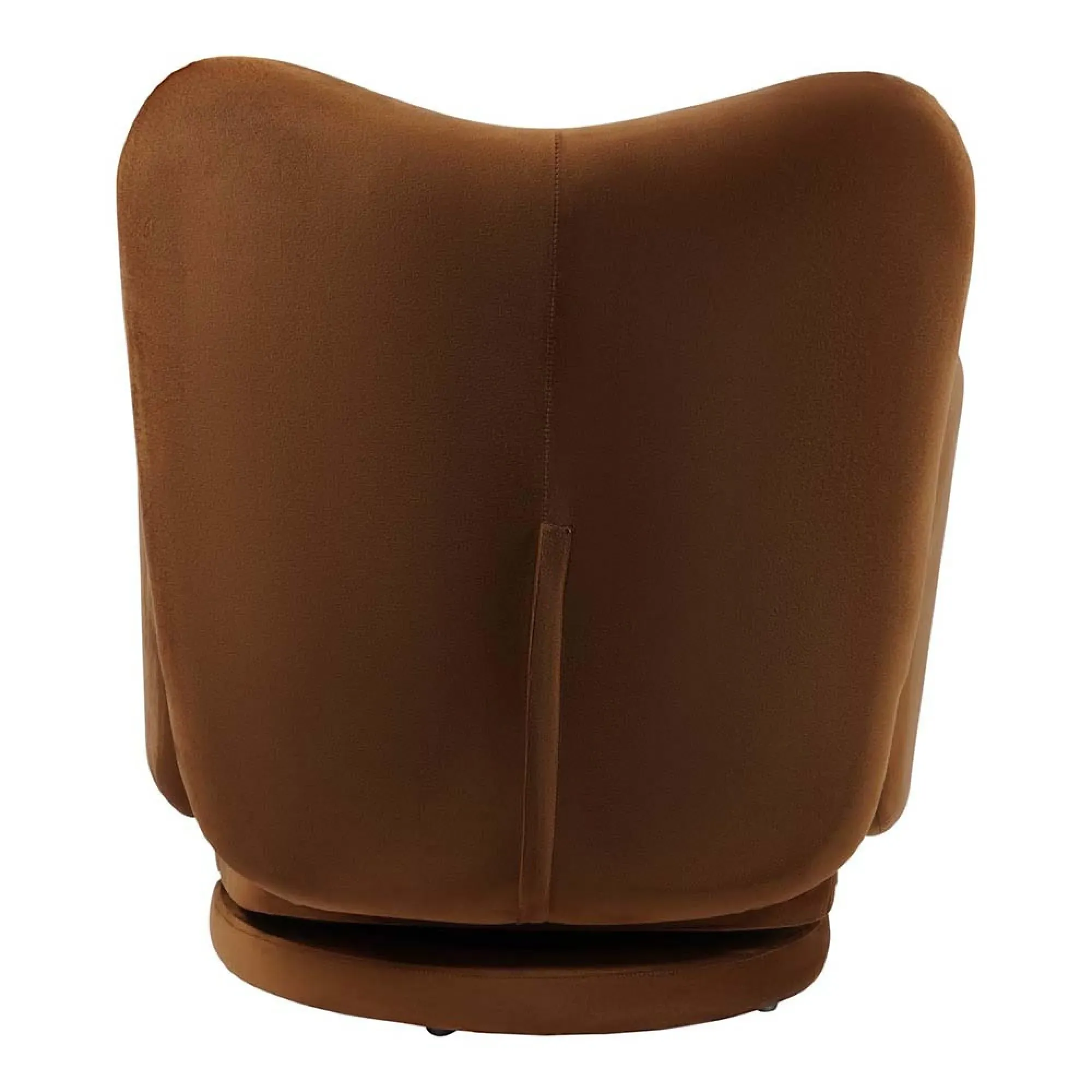 Bingham Upholstered Swivel Chair - Caramel