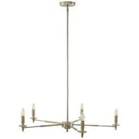 Blythe 5 Light Chandelier - Antique Brass