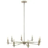 Blythe 8 Light Chandelier - Antique Brass
