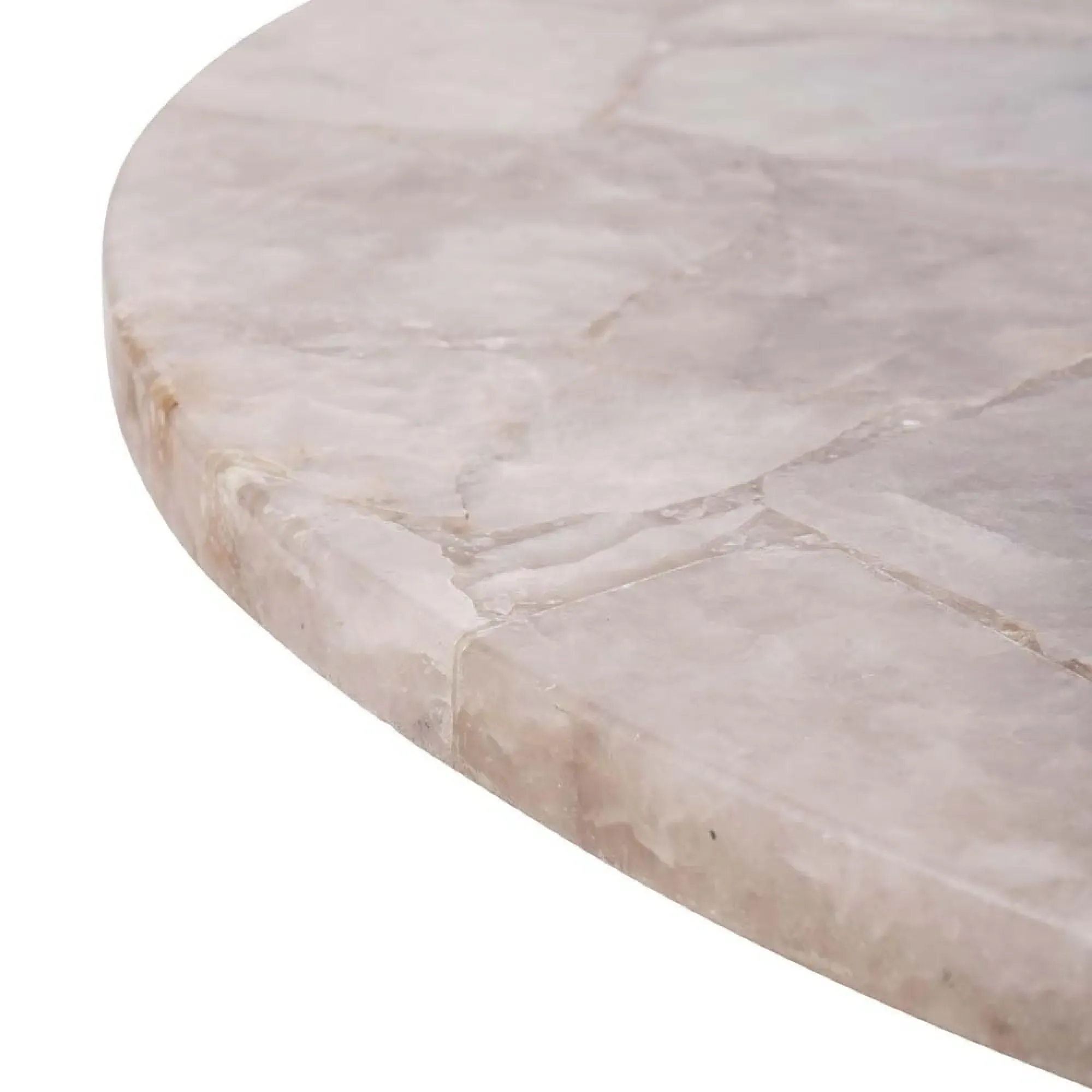 Bosworth Round Coffee Table - Natural Quartz