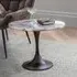 Bosworth Round Side Table - Smokey Quartz