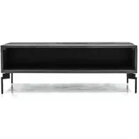 Bronks Motion Top Coffee Table - Black, Acacia Wood