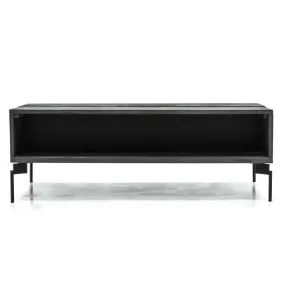 Bronks Motion Top Coffee Table - Black, Acacia Wood image