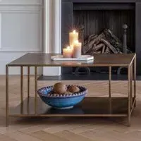 Brooks Coffee Table - Brushed Champagne