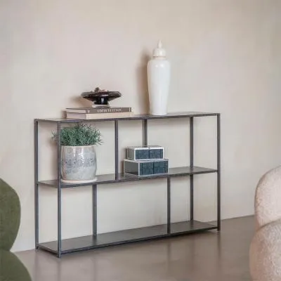 Brooks Console Table - Charcoal Black