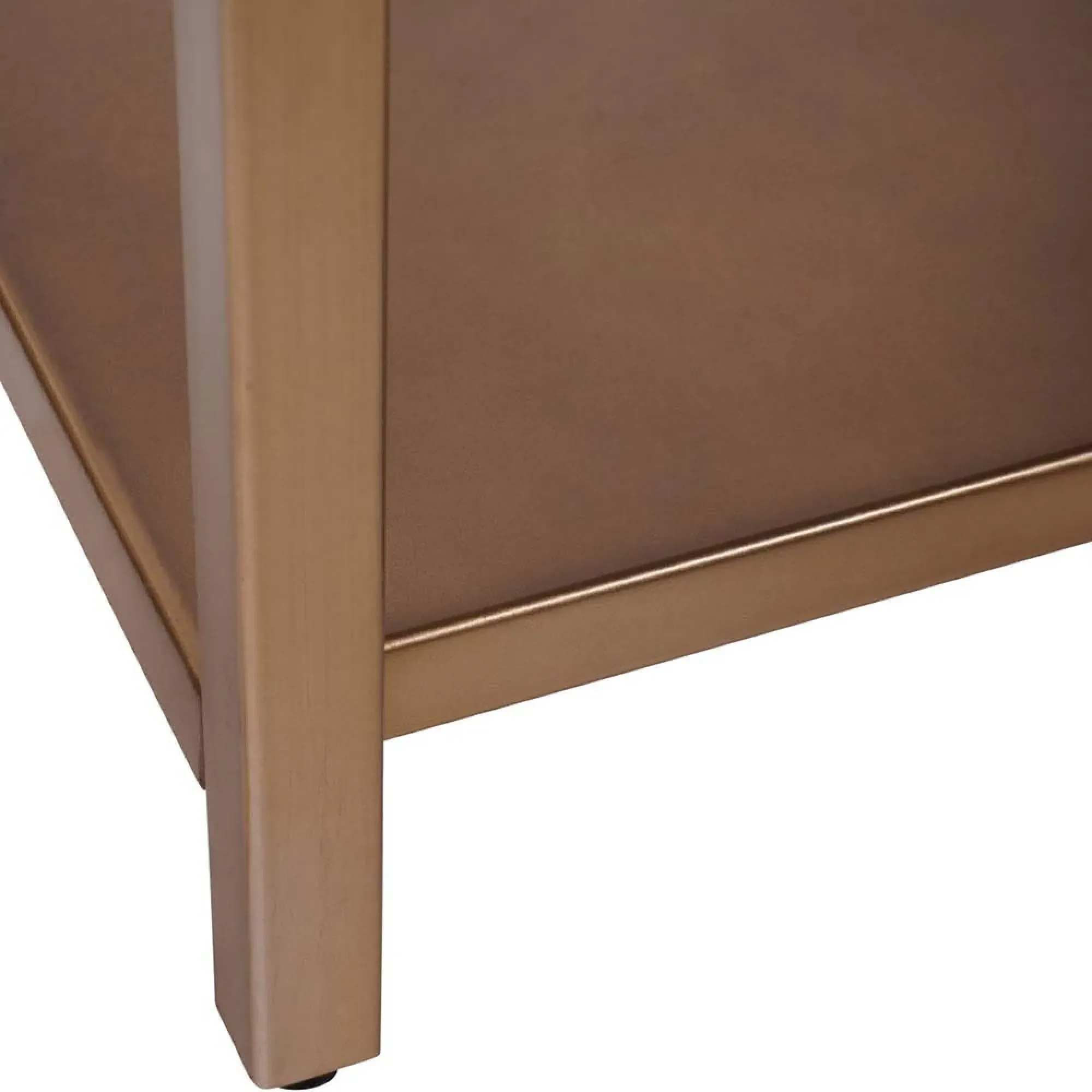 Brooks Tall Shelving Unit - Brushed Champagne