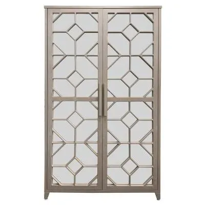 Campbell Mirrored 2 Door Hall Cabinet image