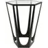 Catalan Hexagonal Side Table - Bronze, Glass