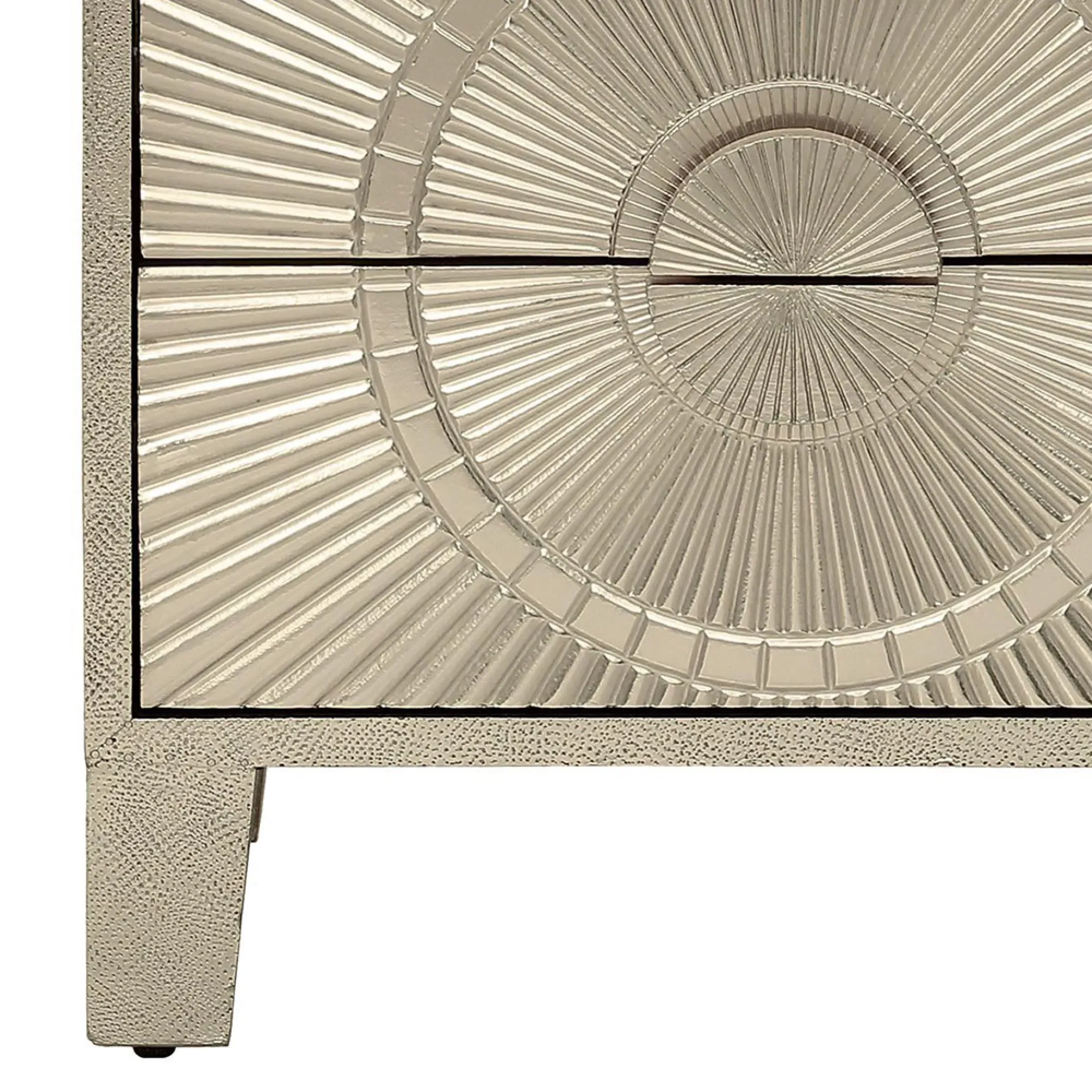 Coco 6 Drawer Tall Chest - Silver