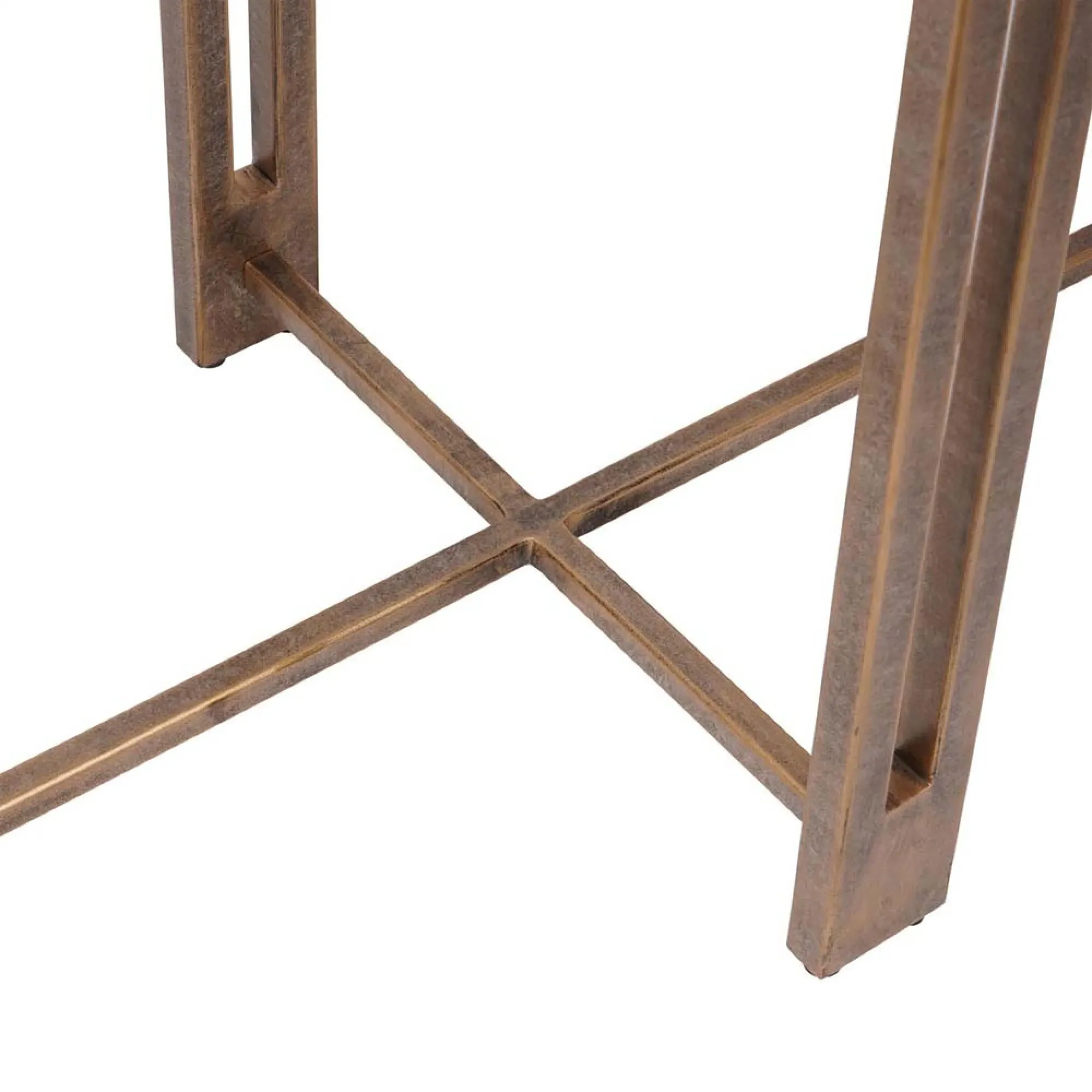 Dalston Console Table - Black, Sandblasted Wood