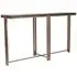 Dalston Console Table - Black, Sandblasted Wood